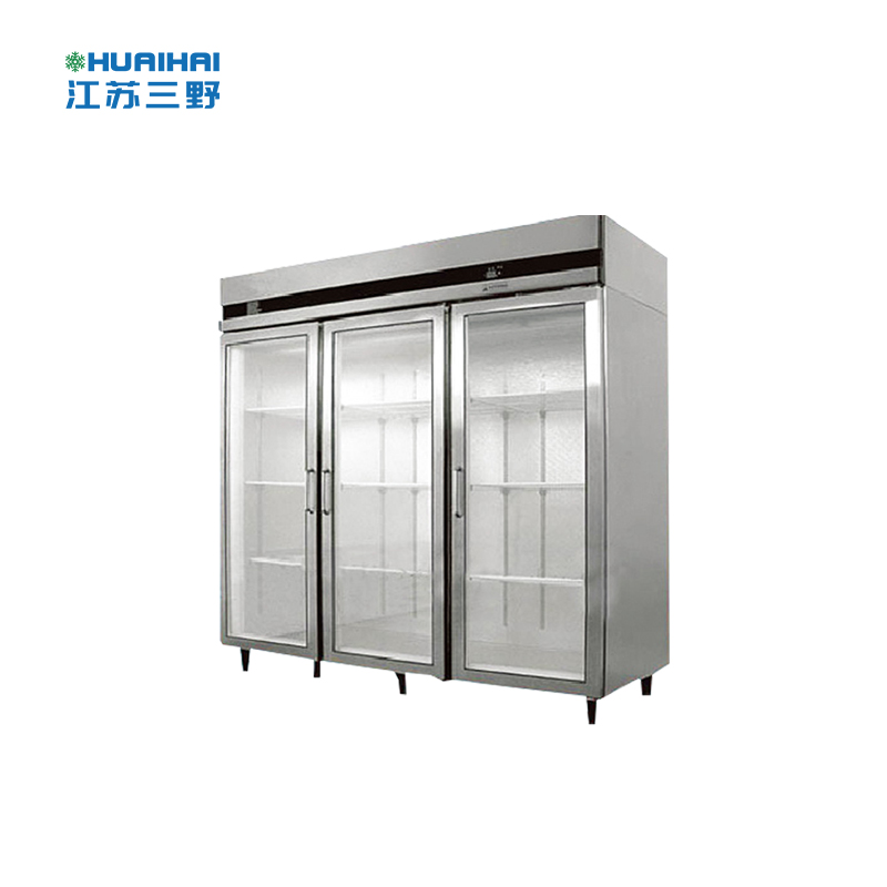 K-三門不銹鋼展示柜